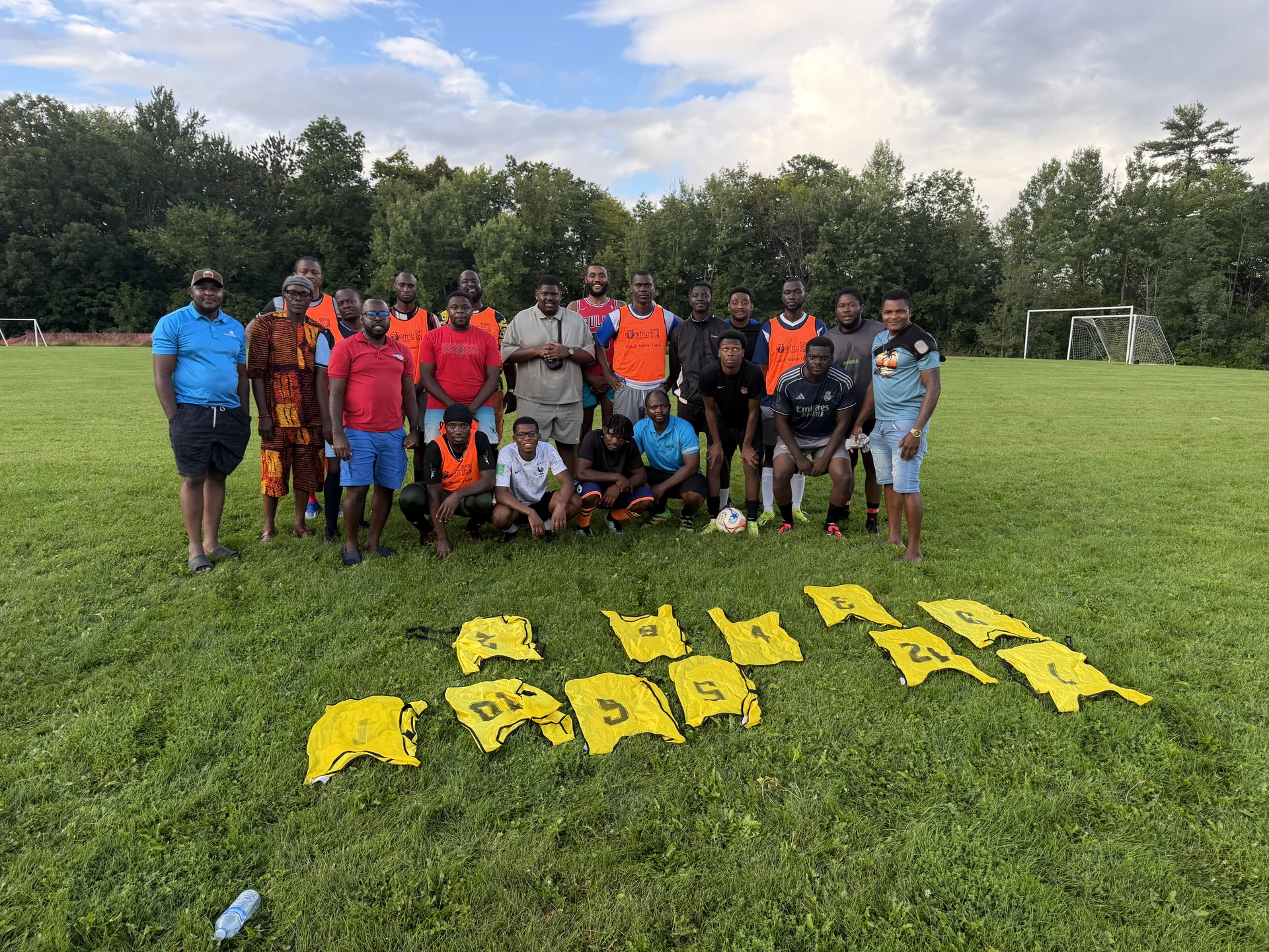RESO participants taking part in an outdoor field activity